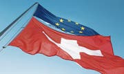 Die Verhandlungen zwischen der EU und der Schweiz kommen weiterhin kaum voran. (Bild: Gaetan Bally/Keystone)