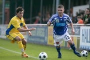 Der frühere Gossau-Spieler Mario Bigoni (r.) verschwand nach einem Besuch des «China-Restaurantschiffs». (Bild: Archiv/Michel Canonica)