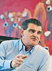 «Wenn ich den Faktor 1:12 einhalten müsste, könnte ich meine Vermögenssteuern nicht mehr bezahlen»: Peter Spuhler. (Bild: Reto Martin)