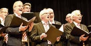 Der Sängerbund Buchs bot ein musikalisch abwechslungsreiches und hochstehendes Programm. (Bild: Heidy Beyeler)