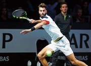 Mit Bart und meist feurigem Auftritt: Benoît Paire. (Bild: Fred Marvaux/Getty (Metz, 24. September 2017))