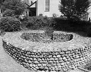 Kastell-Mauer bei der Martinskirche.