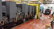 Sechs-Farben-Druckmaschine geht zurück an den Hersteller (Bild: Roger Fuchs)