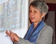 Referentin Annette Keller, Direktorin der einzigen Justizvollzugsanstalt für Frauen in der deutschen Schweiz. (Bild: Margrith Pfister-Kübler)