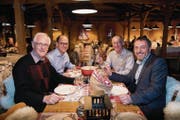 Organisatoren und Helfer: Ewgeni Obreschkow, Roland Baur, Guido Rutz und Daniel Lehmann (von links). (Bild: Ralph Ribi)
