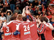 Gegen Estland überzeugt die Schweiz und siegt deutlich mit 39:21. (Bild: Marc Schumacher/Freshfocus (Winterthur, 7. Januar 2018))