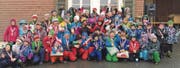 Vom Kindergarten bis zur Oberstufe: Die Sieger des Wildhauser Schülerskirennens. (Bild: pd)