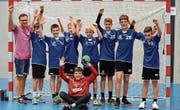 Die Schulmannschaft hat sich den Sieg erkämpft. (Bild: Andreas Tarneller)