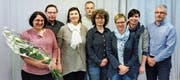 Petra Grbic-Guntli, Udo Graf, Andrea Beck, Hansjürg Künzler, Silvia Bevivino, Corinne Bänziger, Tanja Keller und Tobias Guntli (von links). (Bild: PD)