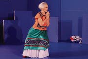 «Und in mir jubelt es vor Glück»: Astrid Keller spielt Frida Kahlo im neuen Stück des See-Burgtheaters Kreuzlingen. (Bild: Mario Gaccioli)