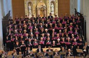 Der Oratorienchor beim Konzert zu seinem 75. Geburtstag. (Bild: pd)