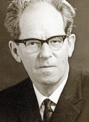 Rudolf Schümperli, Regierungsrat (SP) von 1954 bis 1972. (Bild: Staatsarchiv des Kantons Thurgau)