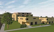 So stellen sich die Planer das Quartier Hertler West vor. (Bild: pd)