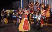 Das Monsterkonzert der Guggenmusik «Gämselibögg» sowie der Fasnachtsumzug in Gams wurden vom Gemeinderat und der Kantonspolizei St. Gallen bewilligt. (Bild: Archiv Corinne Hanselmann)