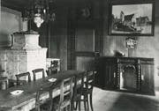Die Schlossstube im 19. Jahrhundert. Heute werden die Räume für Bankette und Geschäftsessen genutzt.