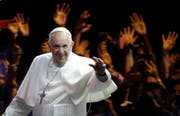 Eine Delegation des Bundesrates unter der Leitung von Bundespräsident Alain Berset werde Papst Franziskus empfangen und mit ihm zu einem offiziellen Gespräch zusammenkommen. (Bild: MATT ROURKE (POOL, AP))