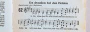 Aus einem Liederbuch der Sonntagsschule. (Bild: Reto Martin (Reto Martin))