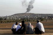Hart umkämpft: Die kurdische Stadt Kobane. (Bild: Keystone)