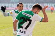Ist am Samstagabend wieder mit dabei: St.Gallens bester Torschütze Albian Ajeti. (Bild: Keystone)