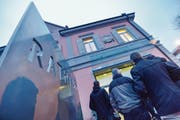 Selten ist der Andrang im Mammutprozess Kümmertshausen so gross wie bei der Urteilsverkündigung am 22. Januar 2018. (Bild: Donato Caspari)