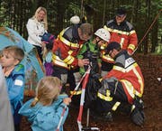 Andrang herrschte am Stand der Feuerwehr.