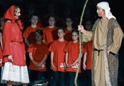 Der Prophet Elia (rechts) ist der Held des Musicals. (Bild: PD)