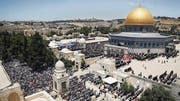 Die Al-Aqsa-Moschee in Ostjerusalem, nahe der jüdischen Klagemauer. (Bild: Mahmoud Illean/AP (17. Juni 2016))