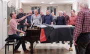 Der Männerchor Heiden will das gemeinsame Singen, die Begegnung zelebrieren. (Bild: Urs Bucher (Heiden, 12. März 2018))