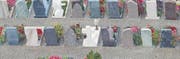 ERSCHEINUNGSDATUM: 07.03.2003-sw-FF / Kreuzlingen TG - KREUZLINGEN VOM KIRCHTURM AUS - FRIEDHOF © SUSANN BASLER / TZ 20.08.2002