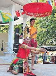 Gruppe aus Indonesien.
