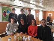 Haben den diesjährigen Pallotti-Preis erhalten: Matthias Koch, Lars Pataky, Kai Meier (oben von links), Mark Csurgaj, Damarin Bartolini, Aisha Frischknecht und Magdalena Herceg (unten von links). (Bild: PD)