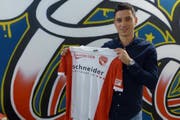Moreno Costanzo wird künftig für den FC Thun auf Torejagd gehen. (Bild: Twitter)
