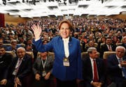 Meral Aksener. (Bild: Evrim Aydin/Getty (Ankara, 28. Oktober 2017))
