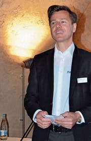 Der neue Arbeitgeberpräsident Markus Fust im Gewölbekeller des «Hof zu Wil». (Bild: Philipp Haag)
