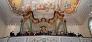 Die Späth-Orgel in der Pfarrkirche St. Johannes in Niederhelfenschwil. (Bild: Vroni Krucker)