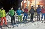 Die Seilzieher aus Sevelen genossen die Nacht auf Ski in Flumserberg. (Bild: PD)