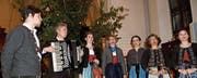 Die Familienmusik Althaus aus dem Oberallgäu bereicherte das Neujahrskonzert in Gretschins. (Bilder: Heidy Beyeler)