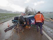 Verpixelte Autotüre: Etzwilen, 17. Januar 2018. (Bild: Kapo TG)