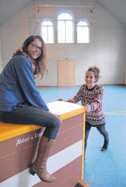 Viola Pfeiffer (links) und Maura Kressig, zwei der Organisatorinnen von «TSV Arthur Junior». (Bild: Hansruedi Kugler)