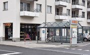 Der Coop-Supermarkt an der Bahnhofstrasse.