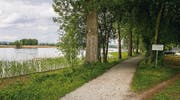 Der Tatort: In der Seerheinbadi in Tägerwilen wurde am 15. Mai 2016 eine weibliche Leiche gefunden. (Bild: Reto Martin)