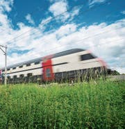 Ein Zug unterwegs bei Frauenfeld. (Bild: Andrea Stalder)