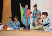 Die Primarschulkinder studierten verschiedene Lieder und instrumentale Stücke ein. (Bild: pd)