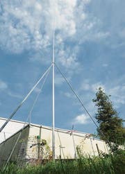 Die Mobilfunkantenne soll 22 Meter hoch werden. (Bild: Mario Testa)
