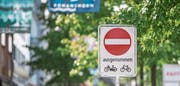 Die Einbahn an der innerstädtischen Alleestrasse gibt zu reden. (Bild: Reto Martin)