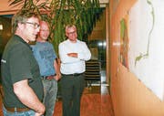 Die aufgehängten Pläne stiessen auf Interesse. (Bild: Ursula Ammann)