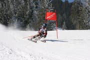 Lenny Sinnesberger vom Skiclub Gams fuhr Tagesbestzeit (Bild: PD)