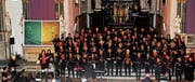 Der Corale Santa Cecilia sang zur Feier des 60-jährigen Bestehens in der Kolumbanskirche Rorschach. (Bild: Daniela Huber-Mühleis)