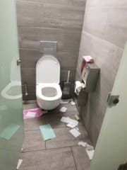 Das WC, an dem die Frau Anstoss nahm. (Bild: pd)