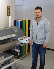 Mario Eberle hat die Primo Print GmbH 2011 gegründet. (Bild: Ruben Schönenberger)